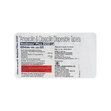 Nodimox Plus 250 Dt Tablet product image