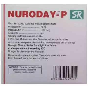 Nuroday P Sr Tablet product image