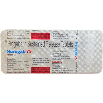 Nurogab 75 Tablet product image