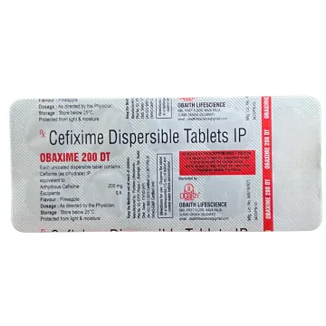 Obaxime 200 Dt Tablet product image