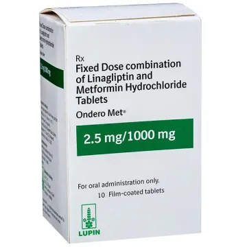 Ondero Met 2.5/1000 Tablet product image