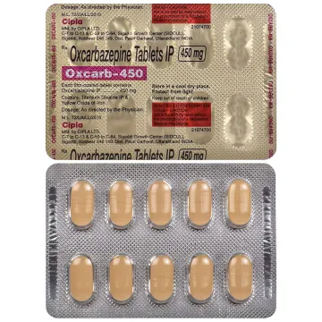 Oxcarb 450 Tablet product image