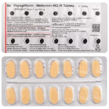 Oxramet 5/1000 Tablet product image