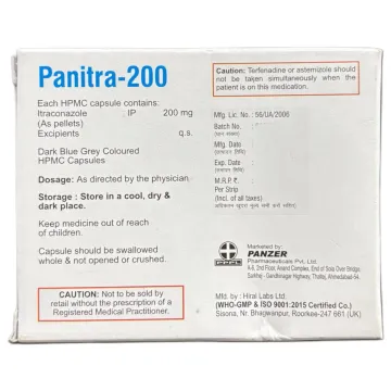 Panitra 200mg Capsule product image