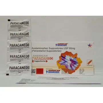 Paracan 80mg Suppositories product image