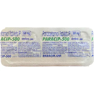 Paracip 500 Tablet product image