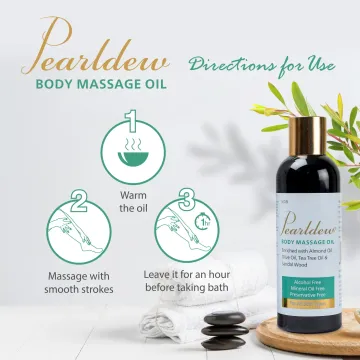Pearldew Body Massage Oil 100ml product image
