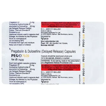 Peg D 75/20 Tablet product image