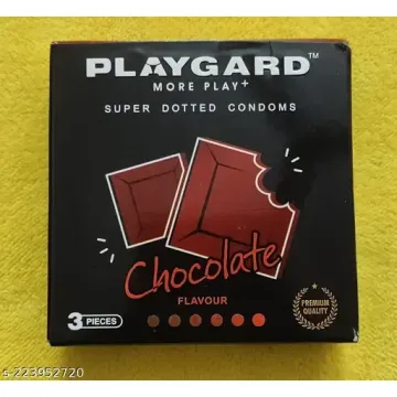 Playgard Dotted Condom Chocolate product image