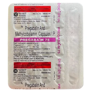 Pregaba M 75 Capsule product image