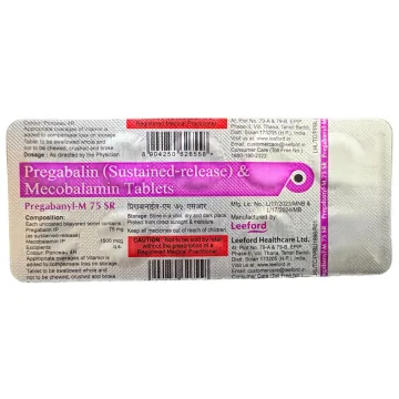 Pregabanyl M 75 Sr Tablet product image