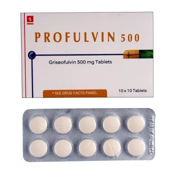 Profulvin 500 Tablet product image