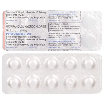 Provanol 20 Tablet product image
