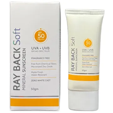 Rayback Soft Mineral Spf 50 Sunscreen Gel 50gm product image