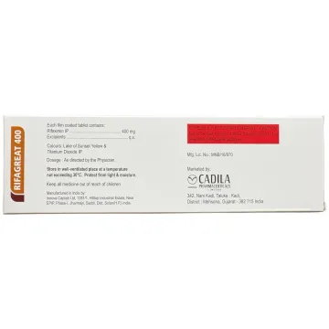 Rifagreat 400 Tablet product image