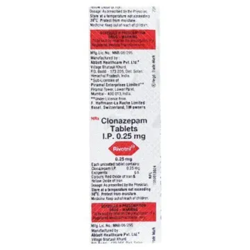 Rivotril 0.25 Tab product image
