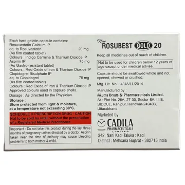Rosubest Gold 20 Capsule product image