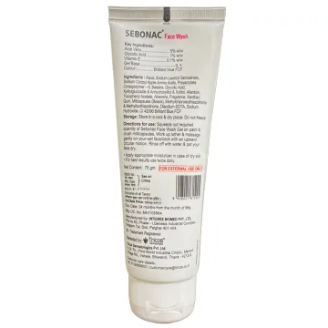 Sebonac Face Wash 75gm product image