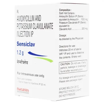 Sensiclav 1.2 Gm Injection product image