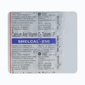 Shelcal 250 Tablet product image