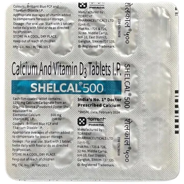 Shelcal 500 Tablet product image