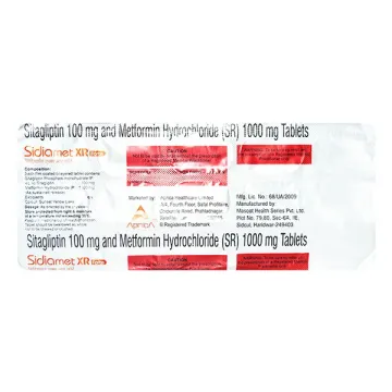 Sidia Met Xr 1000 Tablet product image