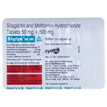 Siglyn M Ir 50/500 Tablet product image