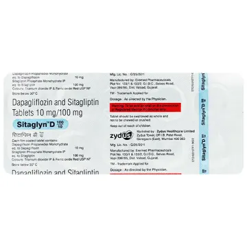 Sitaglyn D 100/10 Tablet product image