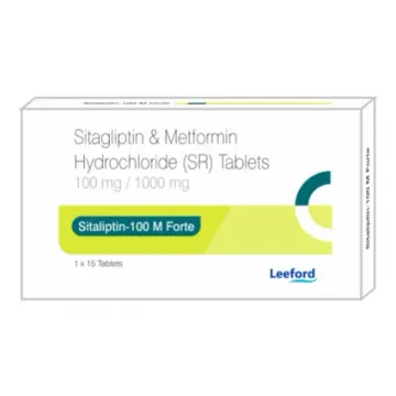 Sitaliptin 100 M Forte Sr Tablet product image