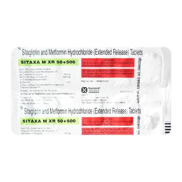 Sitaxa M Xr 50+500 Tablet product image