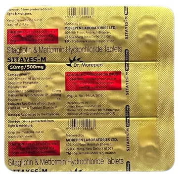 Sitayes M 50/500 Tablet product image