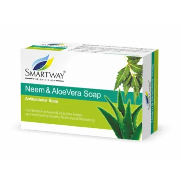 Smartway Neem & Aloevera Antibacterial Soap 75 Gm product image