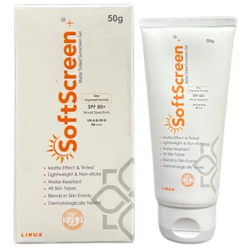 Softscreen Matte Tinted Spf 50+ Sunscreen Gel 30gm product image