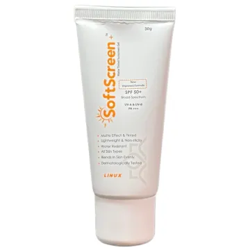 Softscreen Matte Tinted Spf 50+ Sunscreen Gel 30gm product image