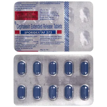 Sporidex Af 375 Tablet product image