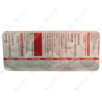 Suncef 200mg Tablet product image
