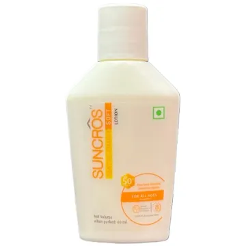 Suncros Matte Finish Soft Spf 50+ Lotion 60ml product image