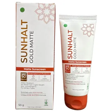 Sunhalt Gold Matte Sunscreen Spf 90 Pa+++ 50gm product image