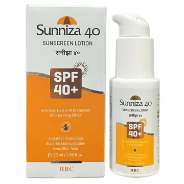 Sunniza Spf 40 Sunscreen Lotion product image