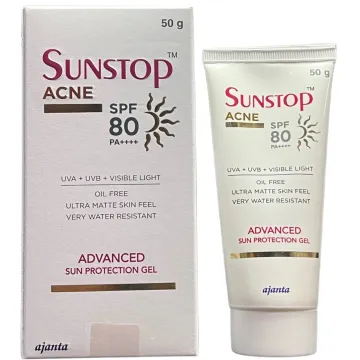 Sunstop Acne Spf 80 Sunscreen Gel 50gm product image