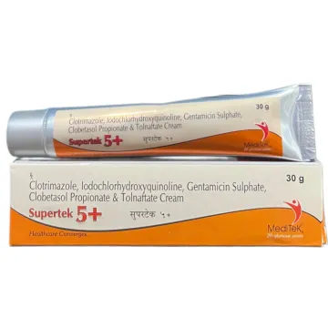 Supertek 5+ Cream 30gm product image