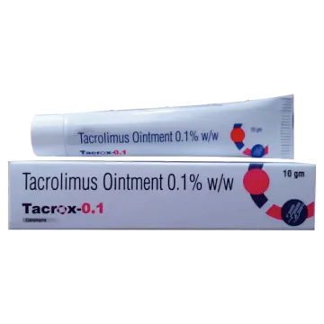 Tacrox 0.1% Ointment 10 Gm product image