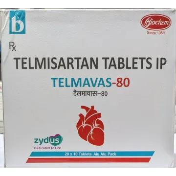 Telmavas 80 Tablet product image