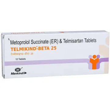 Telmikind Beta 25 Tablet product image