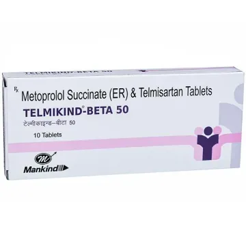Telmikind Beta 50 Tablet product image