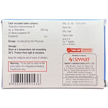 Terbipro 250 Tablet product image