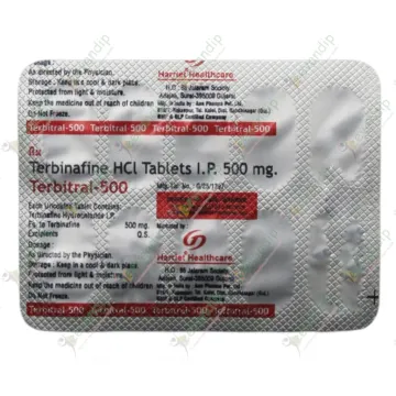 Terbitral 500 Tablet product image
