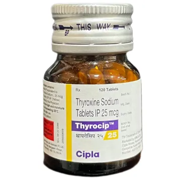 Thyrocip 25 Tablet product image