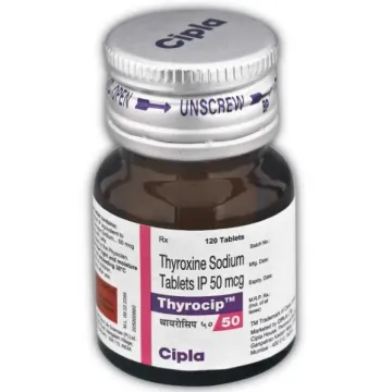 Thyrocip 50 Tablet product image