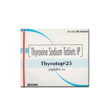 Thyrotop 25 Tablet product image